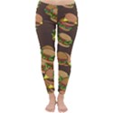 A Fun Cartoon Cheese Burger Tiling Pattern Classic Winter Leggings View1