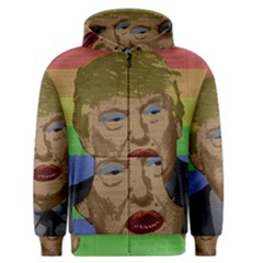 Donald Trump Men s Zipper Hoodie by Valentinaart