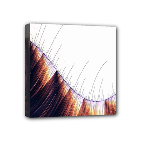 Abstract Lines Mini Canvas 4  X 4  by Simbadda