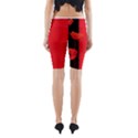 Flower Floral Red Back Sakura Yoga Cropped Leggings View2