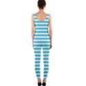 Horizontal Stripes Blue OnePiece Catsuit View2