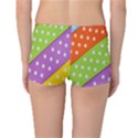 Colorful Easter Ribbon Background Reversible Bikini Bottoms View4