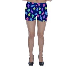 Shells Skinny Shorts by BubbSnugg