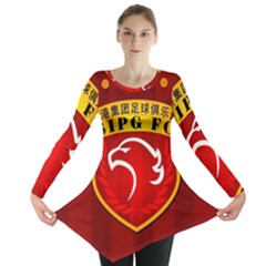 Shanghai Sipg F C  Long Sleeve Tunic  by Valentinaart