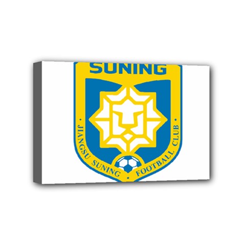 Jiangsu Suning F C  Mini Canvas 6  X 4  by Valentinaart