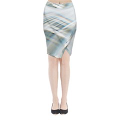 Business Background Abstract Midi Wrap Pencil Skirt by Simbadda