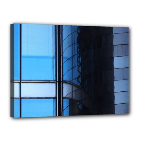 Modern Office Window Architecture Detail Canvas 16  X 12  by Simbadda