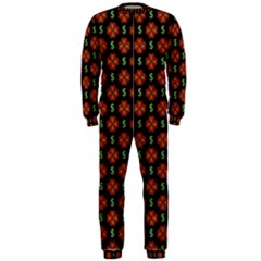 Dollar Sign Graphic Pattern Onepiece Jumpsuit (men)  by dflcprintsclothing