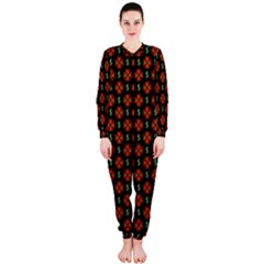 Dollar Sign Graphic Pattern Onepiece Jumpsuit (ladies)  by dflcprintsclothing