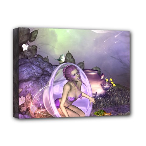 Wonderful Fairy In The Wonderland , Colorful Landscape Deluxe Canvas 16  X 12   by FantasyWorld7