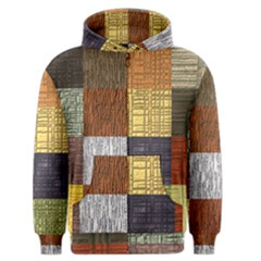 Blocky Filters Yellow Brown Purple Red Grey Color Rainbow Men s Zipper Hoodie by Mariart