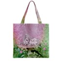 Wonderful Unicorn With Foal On A Mushroom Zipper Grocery Tote Bag View2