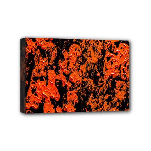 Abstract Orange Background Mini Canvas 6  X 4  by Nexatart