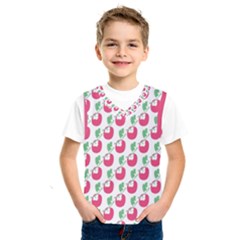 Fruit Pink Green Mangosteen Kids  Sportswear by Mariart