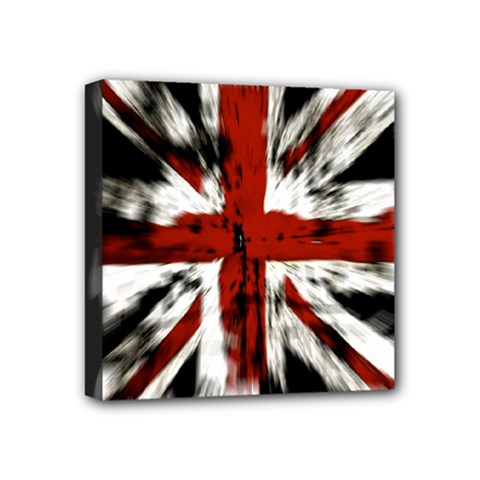 British Flag Mini Canvas 4  X 4  by Nexatart