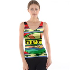 Coffee Tin A Classic Illustration Tank Top by Nexatart