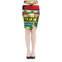 Coffee Tin A Classic Illustration Midi Wrap Pencil Skirt by Nexatart