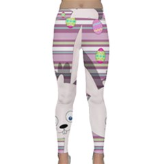 Easter Bunny  Classic Yoga Leggings by Valentinaart