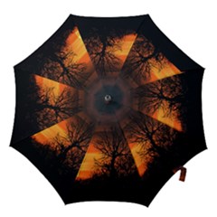 Sunset At Nature Landscape Hook Handle Umbrellas (medium) by dflcprints