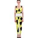 Leopard Polka Dot Yellow Black OnePiece Catsuit View1