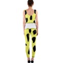 Leopard Polka Dot Yellow Black OnePiece Catsuit View2