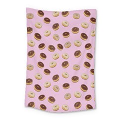 Donuts Pattern Small Tapestry by Valentinaart