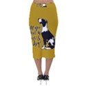 Dog person Velvet Midi Pencil Skirt View2