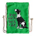 Dog person Drawstring Bag (Large) View1