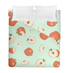 Apple Fruit Background Food Duvet Cover Double Side (full/ Double Size) by Nexatart