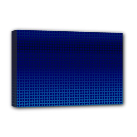 Blue Dot Deluxe Canvas 18  X 12   by PhotoNOLA