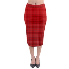 Redc Midi Pencil Skirt by PhotoNOLA