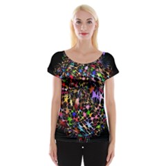 Network Integration Intertwined Women s Cap Sleeve Top by Nexatart