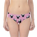 Pug dog pattern Hipster Bikini Bottoms View1