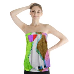 Painted Shapes               Strapless Top by LalyLauraFLM