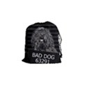 Bad dog Drawstring Pouches (Small)  View1