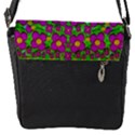 Bohemian Big Flower Of The Power In Rainbows Flap Messenger Bag (S) View1