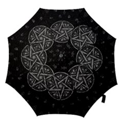 Witchcraft Symbols  Hook Handle Umbrellas (large) by Valentinaart