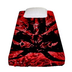 Scary Background Fitted Sheet (single Size) by dflcprints