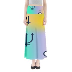 Illustrated Zodiac Star Maxi Skirts by Mariart