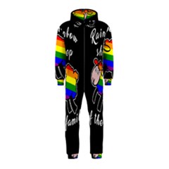 Rainbow Sheep Hooded Jumpsuit (kids) by Valentinaart