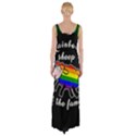 Rainbow sheep Maxi Thigh Split Dress View2