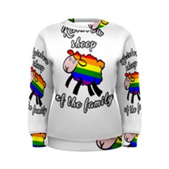 Rainbow Sheep Women s Sweatshirt by Valentinaart