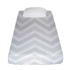 Zigzag  Pattern Fitted Sheet (single Size) by Valentinaart