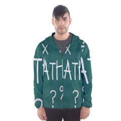 Maths School Multiplication Additional Shares Hooded Wind Breaker (men) by Mariart