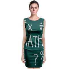 Maths School Multiplication Additional Shares Sleeveless Velvet Midi Dress by Mariart