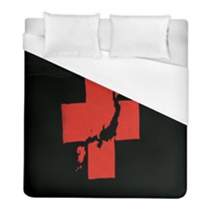 Sign Health Red Black Duvet Cover (full/ Double Size) by Mariart