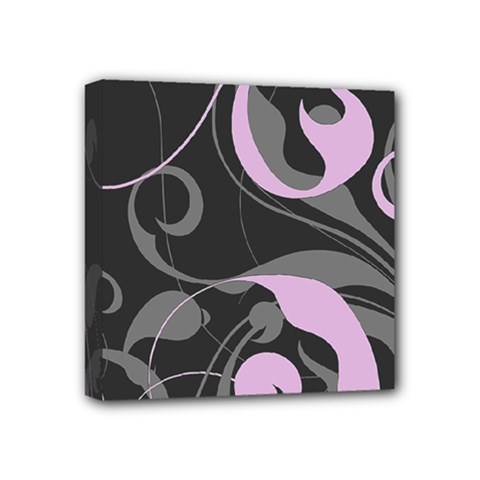 Floral Pattern Mini Canvas 4  X 4  by Valentinaart