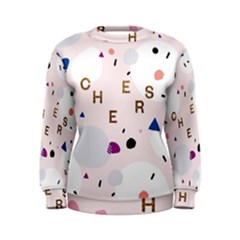 Cheers Polkadot Circle Color Rainbow Women s Sweatshirt by Mariart