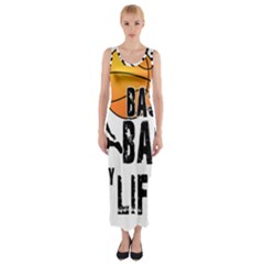 Basketball Is My Life Fitted Maxi Dress by Valentinaart