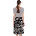 Skulls pattern Midi Beach Skirt View2